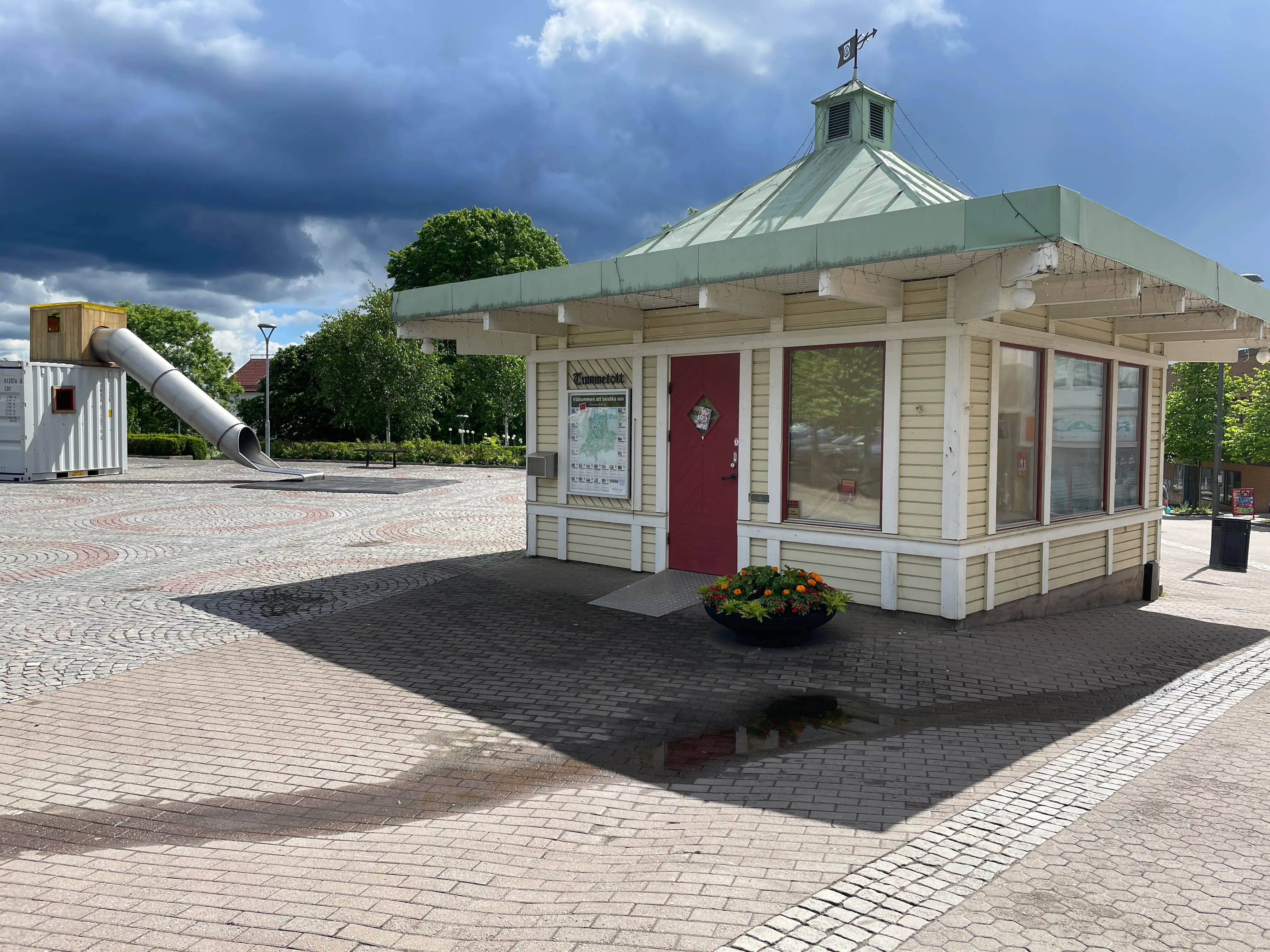 Tummetott, en liten byggnad på Stortorget