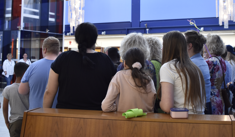 Elever från den anpassade grundskoleverksamheten årskurs 1-9 fanns på plats.