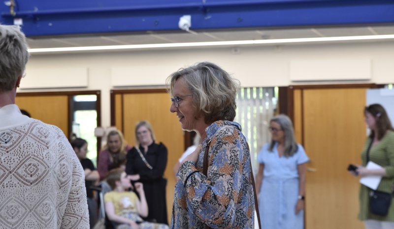 Utbildningschef Agneta Åhsberg tackade lärare och elever för deras framträdande.