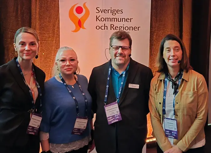 Alma Maslan, Malin Erlandsson, Hans Orskarsson och Eva-Lotta Axelsson.