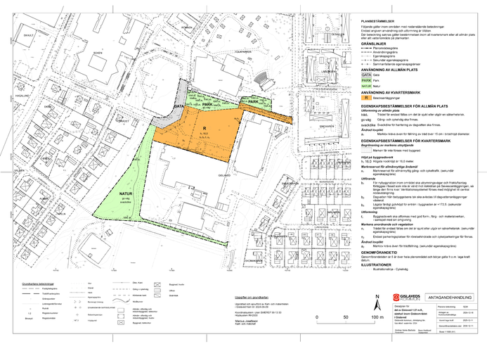 Plankarta laga kraft Simhall i Gislaved
