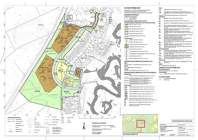 Plankarta, detaljplan för Smålandia i Gislaved