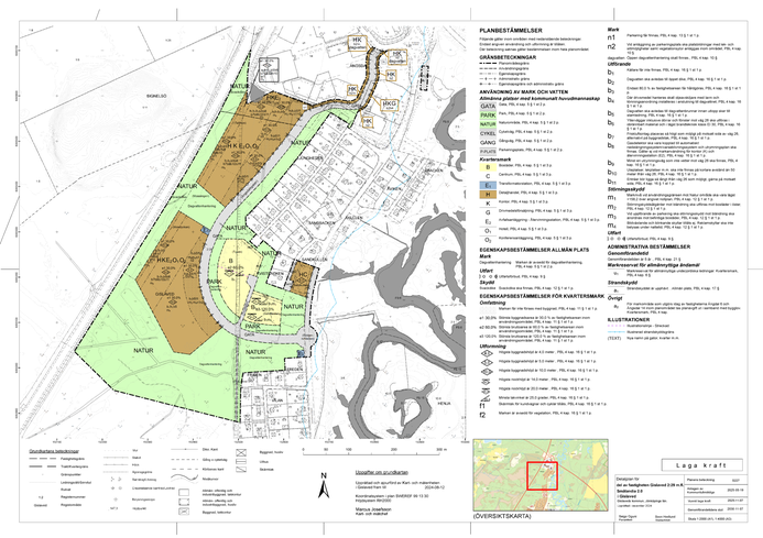 Plankarta för detaljplan Smålandia 2.0 laga kraft