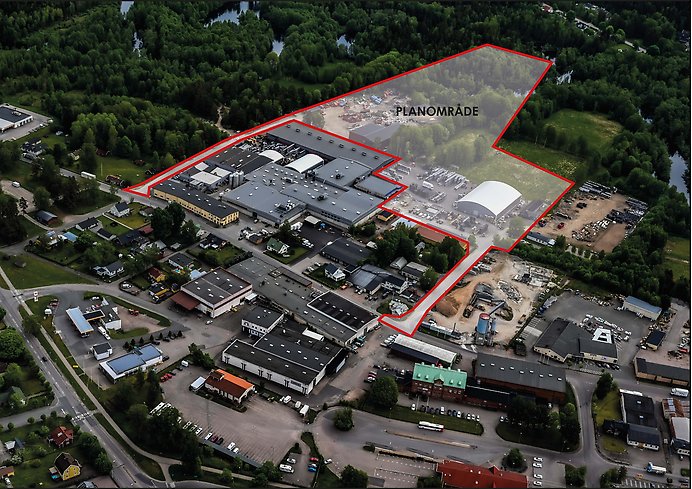 Plamområde detaljplan för AXJO