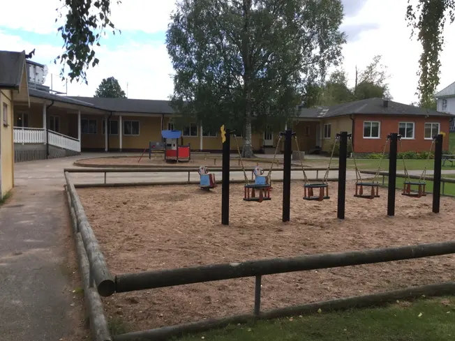 Utegård på Solrosens förskola