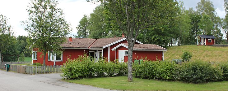 Foto på Landbogårdens förskolas byggnad
